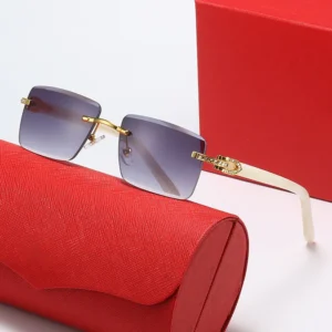 Acetate Diamond Sunglasses Frameless Glasses Women Men Luxury Fashion Designer Sun Glasses
