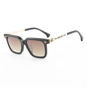 Acetate Full Rim Sunglasses for Men Women Y2k 8284 Classic UV400 Travel Glasses for Outdoor Indoor Use