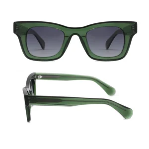 Acetate Retro Square Frame Sunglasses Fashion Multi color Sunglasses
