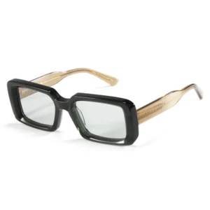 Acetate Small Frame Polarized Sunglasses Green Brown Sunglasses Fashion Small Rectangle Women Acetate