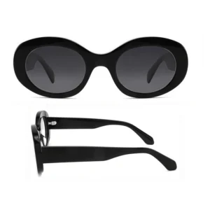 Acetate Square Frame Sunglasses for Women Retro Candy Color Trendy Sunglasses with Five Color Options