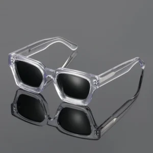 Acetate Square Sunglasses Luxury Fashion Retro Polarized Sunglasses for Men Women