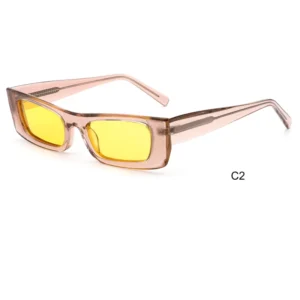Acetate Square Sunglasses Men