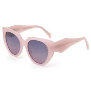 Acetate Sun Glasses Popular Sunglasses Women Round Thick Polarized Sunglasses