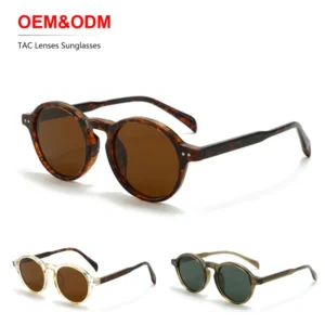 Acetate Sunglasses Eyeglass Frame Polarized Lenses OEM Custom Thick Fashion Retro High Quality Eyewear for Men and Women Unisex