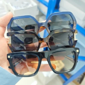 Acetate Sunglasses UV Protection Polarized Sunglasses Women Chunky Design Eyeglasses Frames