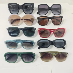 Acetate Sunglasses UV Protection Polarized Sunglasses Women Chunky Design Eyeglasses Frames