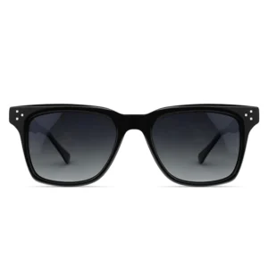 Acetate Sunglasses for Women Men Custom Logo Vintage Design UV400 Polarized Black Frame Sun Glasses