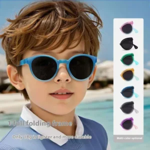 Ade Wu KB675 New Fashion TR90 Polarized Sunglasses for Kids Foldable Outdoor Boys Girls Sunglasses
