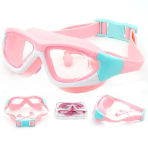 Adjustable Anti Fog Waterproof Sports Glasses for Kids New Outdoor Summer Swimming Glasses with Protective Buckle