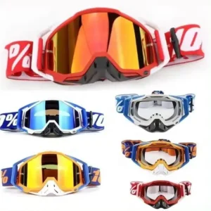 Adjustable Elastic Band Motocross Motorcycle Goggles Windproof Dustproof Protection Foam Padding Custom Cycling