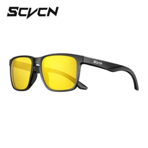 Adult’s Polarized Sports Light Weight Sunglasses Square Trend Glasses UV Protection for Riding Driving Running
