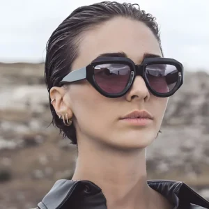 Advanced Hip Hop Sunglasses Outdoor Travel Sunscreen Women’s Sunglasses Retro Style