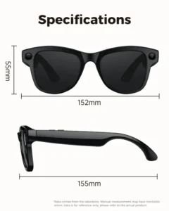 All-in-One Smart Sunglasses M02 Ultra: 800W Photo/Video, Translation, Music & Portable Charging