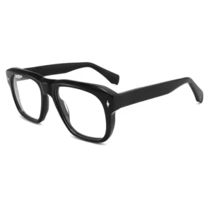 Anti Blue Light Glasses for Men, Square Eyeglass Frames, Women Big Frame Eyeglasses, Acetate Optical Frames