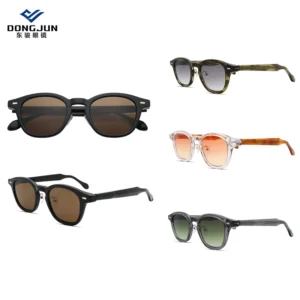 Anti Blue Luxury Acetate Sunglasses Multicolor Design Popular Acetate Sunglasses Leisure High Quality Acetate Sunglasses