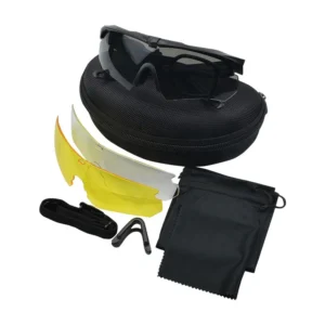 Anti-UV Eye Protection Sunglasses Safety Glasses Tactical Goggles Kit