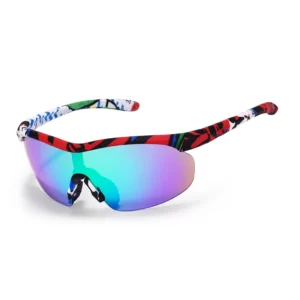 Anti UV Kid Safety Sunglasses Polarized TR90 Frames in Blue Clear Red Yellow Purple for Boys Outdoor Activities