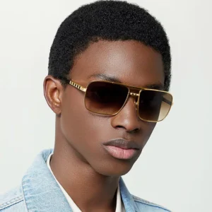 Artistic Retro Square Frame Men’s Sunglasses UV400 Protection for Outdoor Activities & Travel