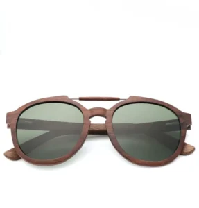 Artware Fashion Sunglasses Custom LOGO Polarized Lens Wooden Frame Bamboo Sunglasses