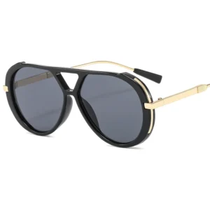 BU4105 Fashion Vintage High Quality Shades Sunglasses Uv400 Double Bridge Retro Oversized Sunglasses