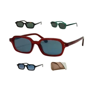 Beach Trending Acetate Glasses Luxury Eyewear Men Women Small Square Designer Custom Sunglasses with Original Logo