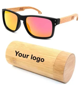 Beiyuan Model 640 Made in Zhejiang China Custom Logo Polarized Unisex Wooden Fashion Sunglasses Hot Selling