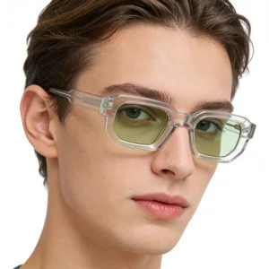 Benyi Fashion Acetate Sunglasses with Polarized Lens Retro Italian Custom Trending Glasses Eyewear Fashion Designer Sunglasses