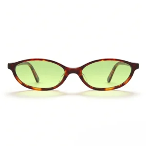 Benyi Premium Acetate Sunglasses Retro Oval Frame UV400 Protection Lightweight Fashion Shades for Men Women
