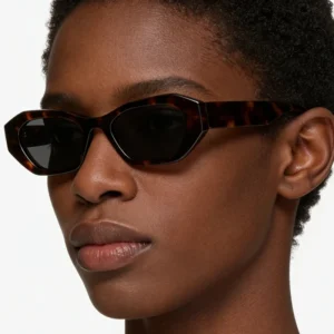 Benyi Unisex Polarized Sunglasses Vintage Tortoise Acetate Frame UV400 Custom Logo Color Options for Women and Men