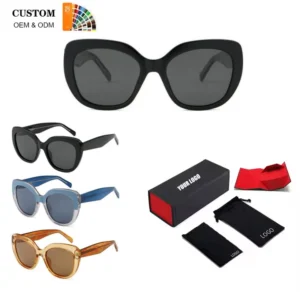 Best Selling Retro Cat’s Eye Sunglasses High Quality PC+CP Box UV400 Sunglasses Light Unisex OEM ODM