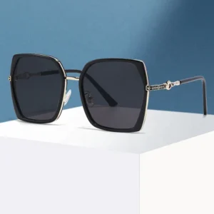 Big Frame Fashion Metal Square Shading Sunscreen Sunglasses Driving Anti-glare Sunglasses CY 6625