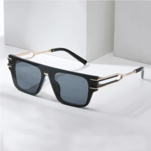 Big Square Plastic Frames Eyewear Unisex Vintage Retro Trendy Sunglasses Women Men