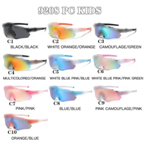 Black Blue Pink High Quality Luxury Designer Branded Unique Children’s Sunglasses Manufacturer Baby Trendy Sunglasses