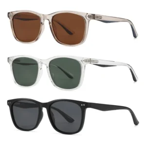 Black Glasses Sunglasses Oversized Designer TR90 Square Sunglasses