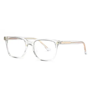 Black Men Anti Blue Light Glasses Custom Square Trendy Optical Eyeglasses Glasses