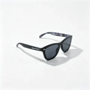 Black Square Sunglasses Unisex UV400 Polarized Classic Pilot Style Shades for Men Women Classic Square Pilot Eyewear Sunglasses
