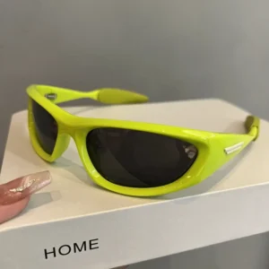 Black Sunglasses for Outdoor Activities Street Style Sun Protection Sunglasses for Presbyopia Y2K Men’s Cycling Goggle