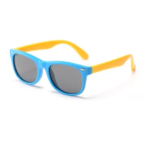 Brand Designer Sun Glasses Retro Silicone Kids Polarized Sunglasses