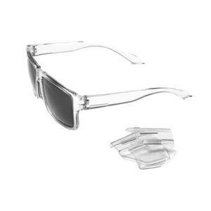 CE EN ISO16321 ANSI Z87.1 Half-Frame Polycarbonate Side Protective Anti Fog Safety Sunglasses & Glasses Side Shield