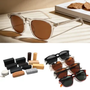 CONCHEN High Quality Acetate Sunglasses Women Square Custom Logo UV400 Polarized Acetate Sun Glasses