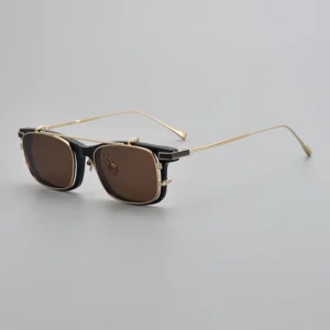 CS-PL205 Fashion Men Women Optical Frame Eyewear Magnetic Clip on Sunglasses Clip on Reading Glasses