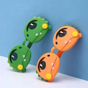 Cartoon Dinosaur Children’s Polarized Sunglasses Male Baby Silicone Sunscreen Kids Sunglasses
