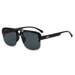 Casual UV400 Polarized Sunglasses Lightweight Outdoor Cycling and Fishing Sunglasses Fashionable Half Frame Sunglasses