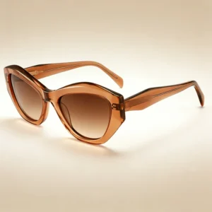 Cat Eye Acetate Sunglasses Vintage Multi-pattern Trendy Sunglasses