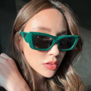 Cat Eye Sunglasses Frame Plastic Women Fashion Sunglasses Designer Branded Luxury High Fashion Sunglasses