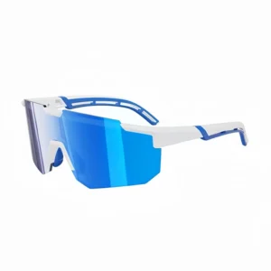 Children Semi Rimless Cycling Sunglasses UV400 Anti Fog Windproof Dustproof Impact Resistant Adjustable Strap Custom Logo