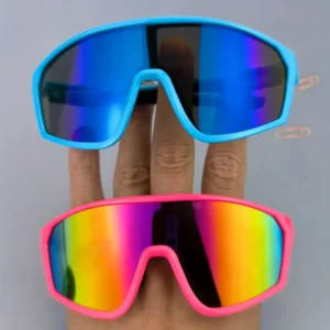 Children’s Boys Girls Big Kids Riding Sunglasses Fashion Outdoor Cross border UV380 Protection EN166 Certified Full Frame Soft