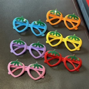 Children’s Multi Color Personalized Fashion Trendy Boys and Girls Round Frame Rainbow Sunglasses
