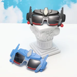 Children’s Polarized Sunglasses UV protection Cartoon Transformers Baby Soft Silicone Toy Glasses XR 3715